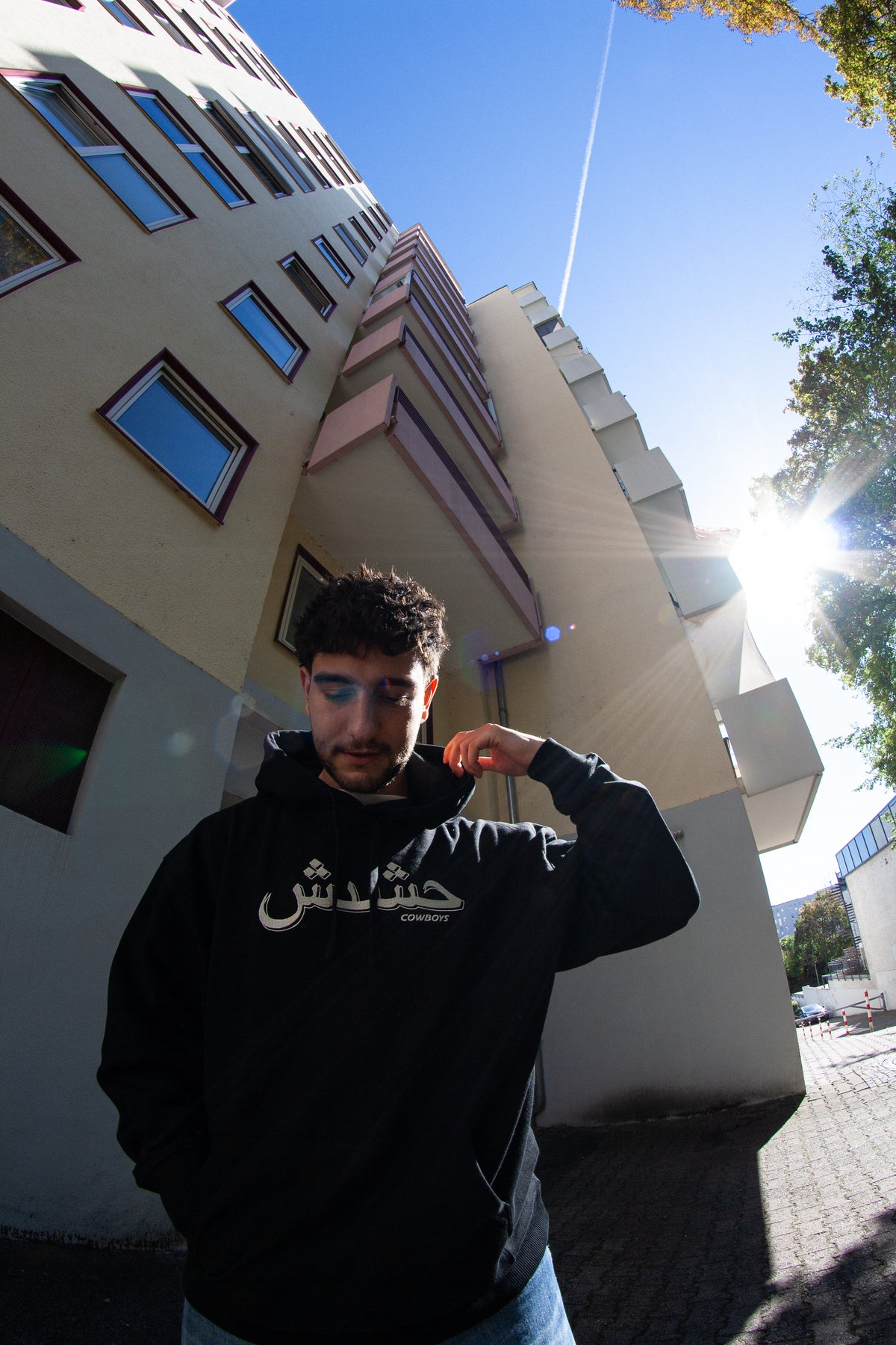 Arab Logo Hoodie Black