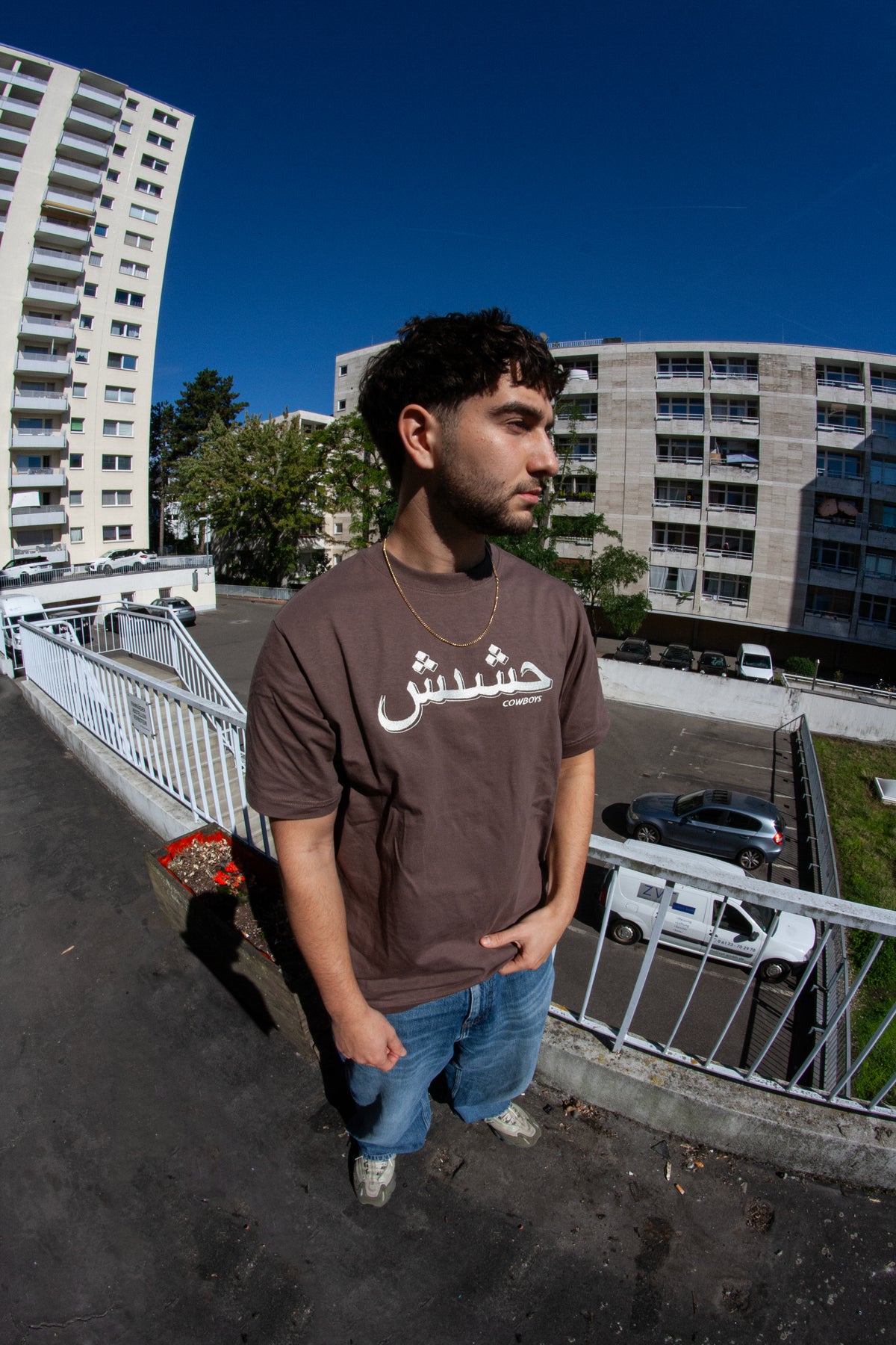 Arab Logo Shirt Brown