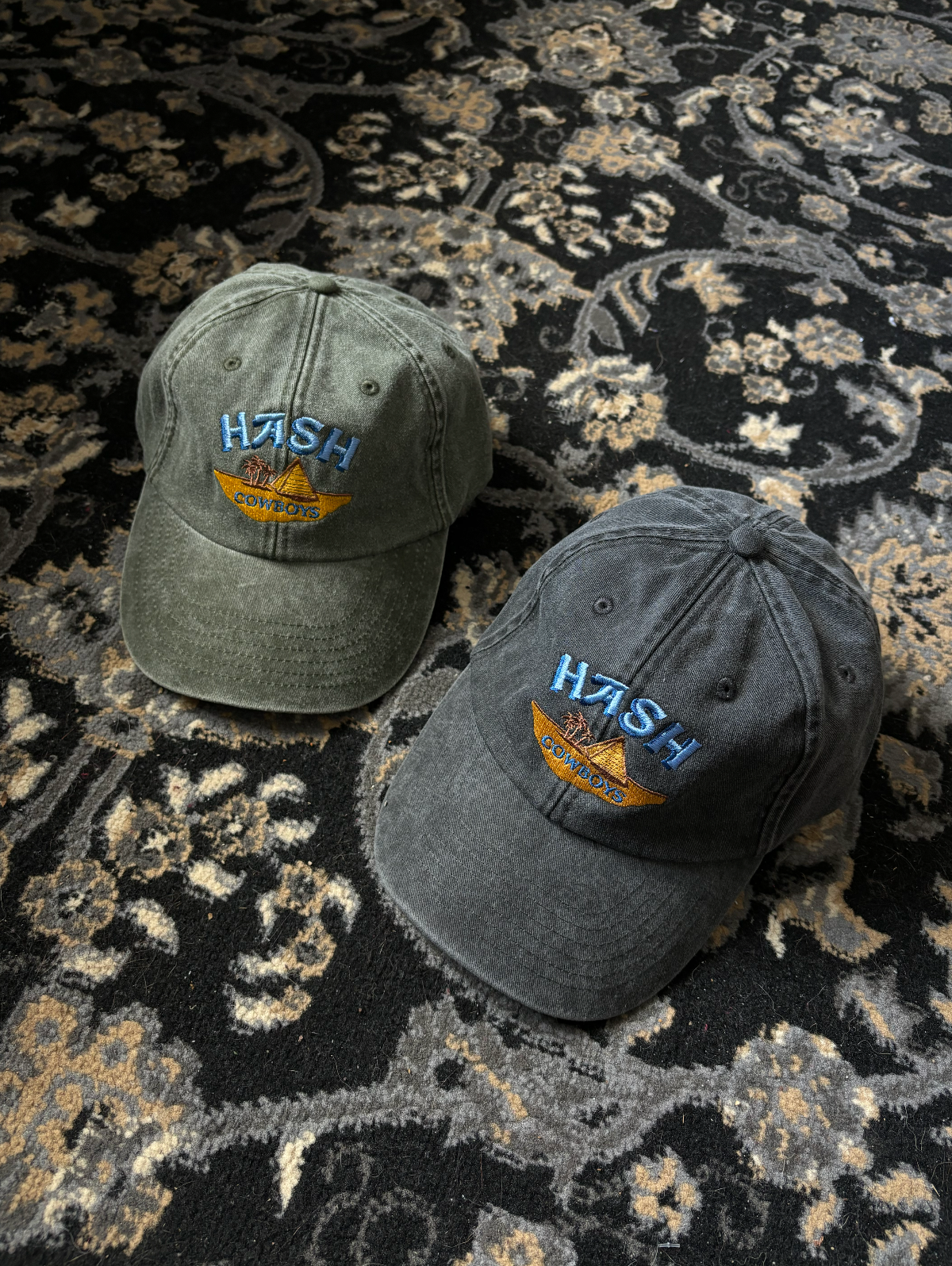 Desert Cap Denim Green