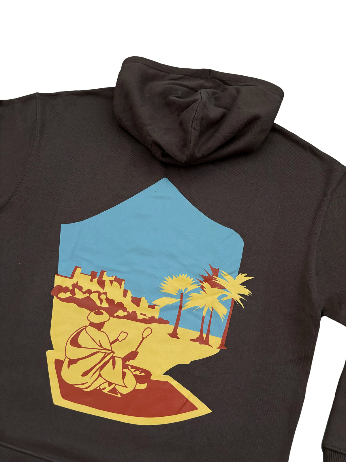 Drummer Hoodie Brown