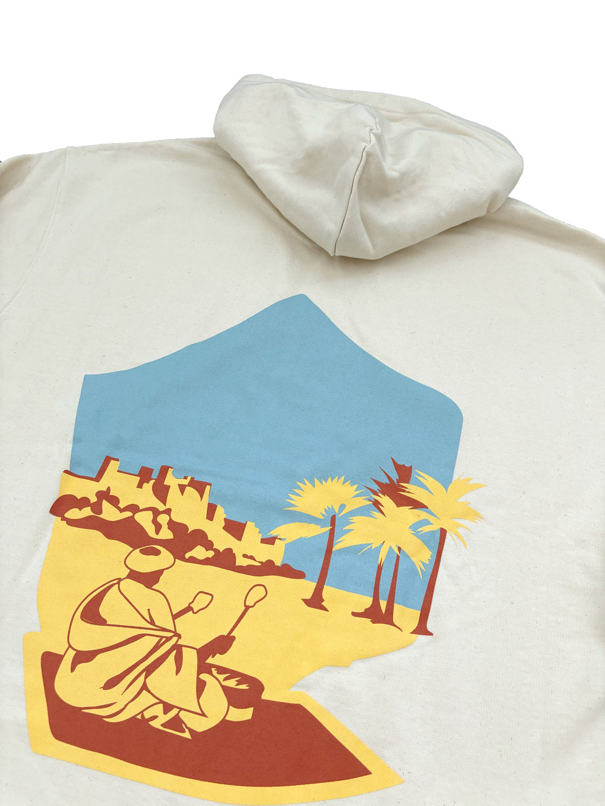Drummer Hoodie Sand