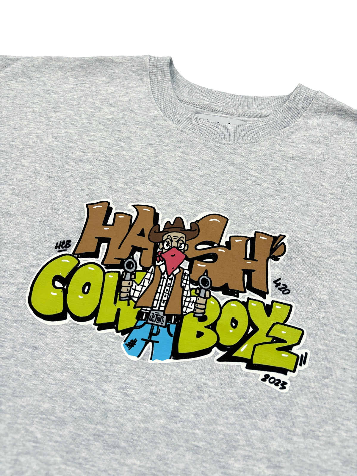 HCB CREW Sweater Grey