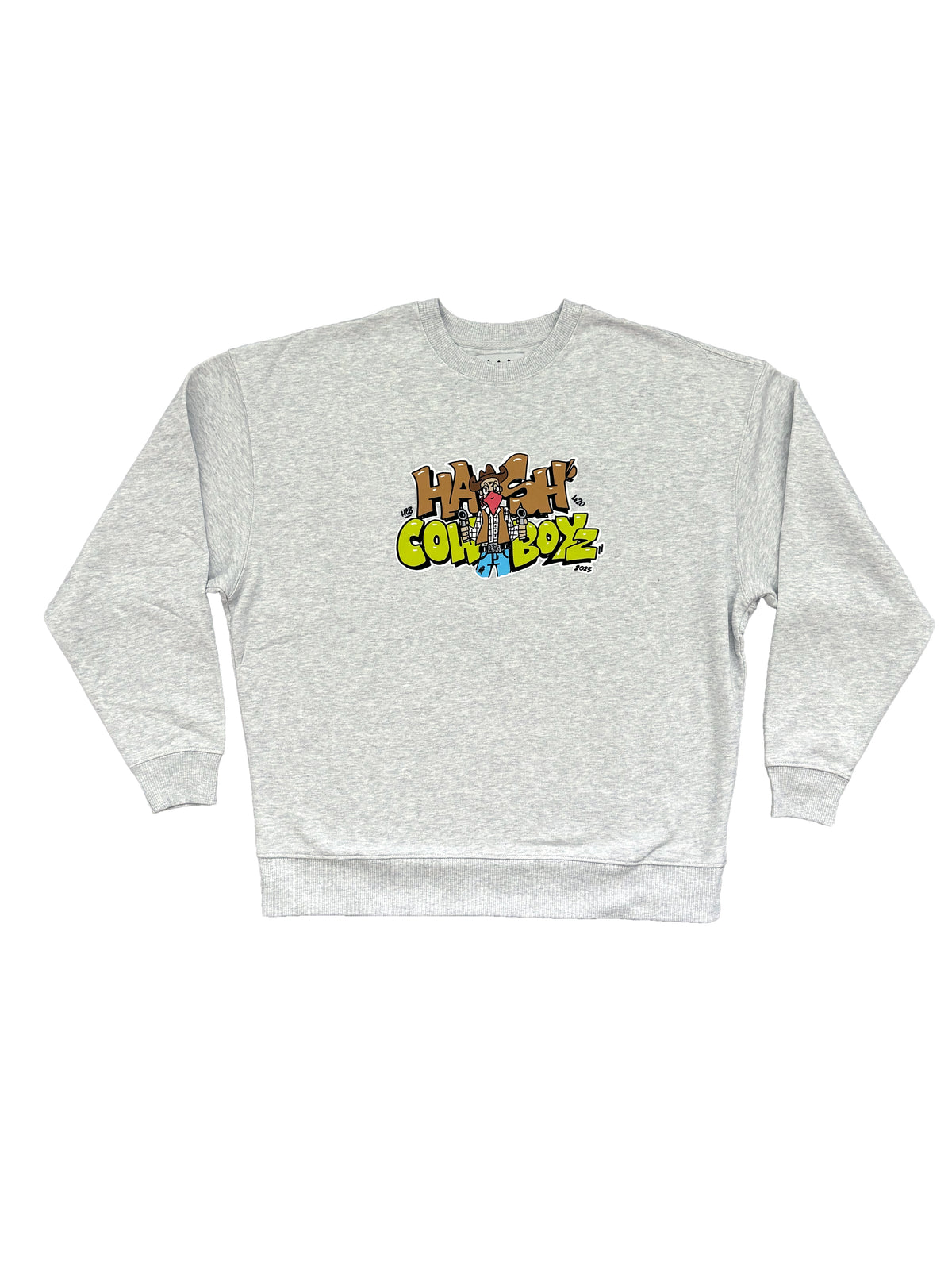 HCB CREW Sweater Grey